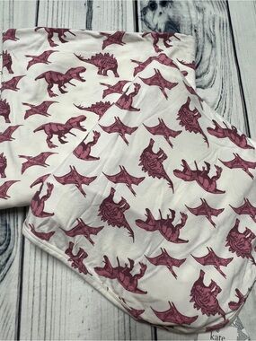 NWT Kate Quinn Classic Single Layer Blanket Dino
